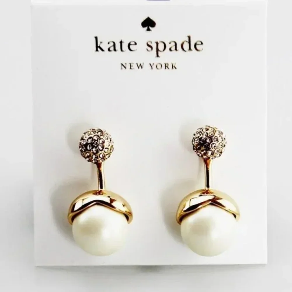 Kate Spade Golden Acorn Stud Earrings (NWOT) - Picture 1 of 3